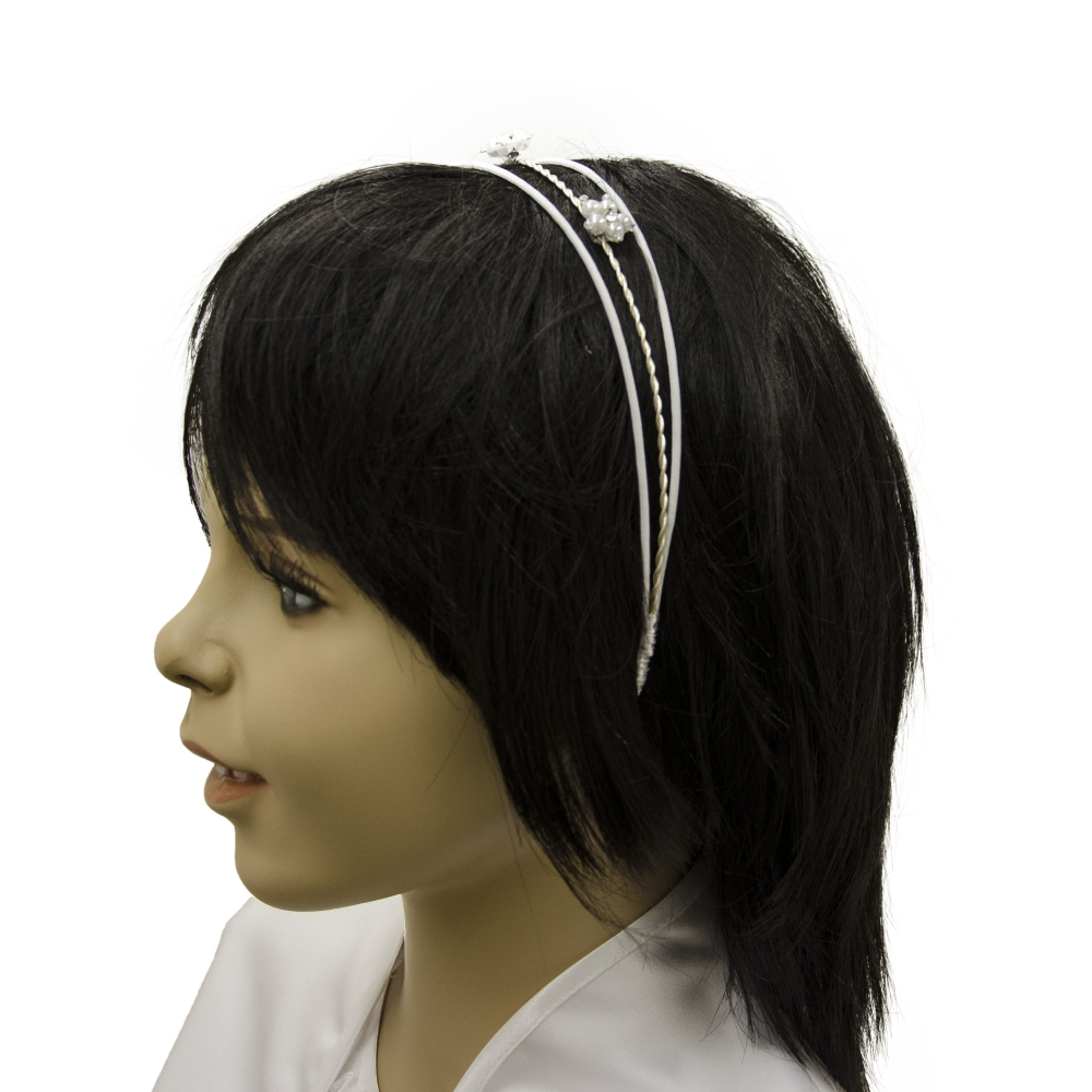 Kopfschmuck / Haarreif für Kommunion