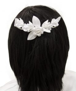 Kopfschmuck Kommunion Hinterkopfgesteck #010