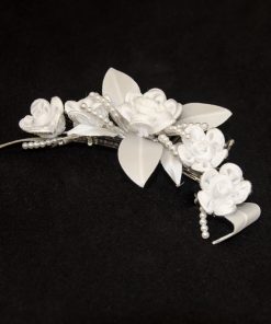 Kopfschmuck Kommunion Hinterkopfgesteck #010