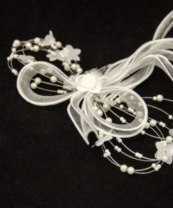 Kopfschmuck Kommunion Hinterkopfgesteck #012