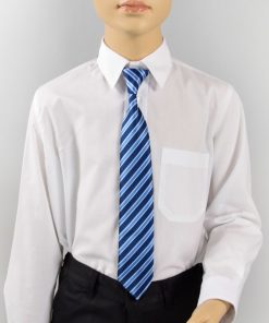 Kinderkrawatte blau gestreift