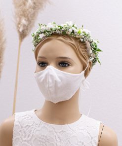 Kommunionmaske Modell "Glitzer"