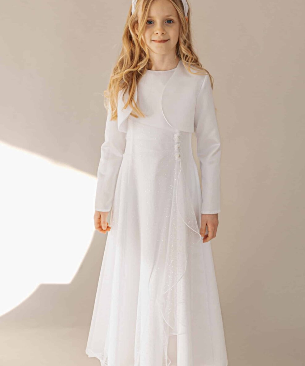 Kommunionkleid "Selina/Glitzer" mit Bolero